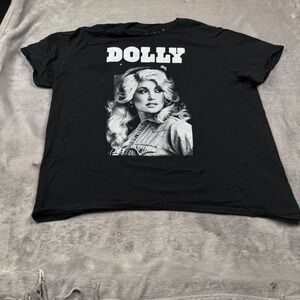 Dolly‎ Parton Men's 3XL Black Tshirt